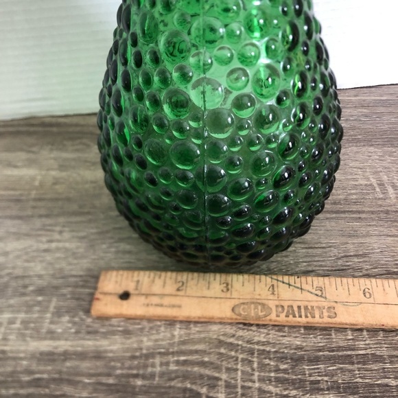 Vtg Empoli Italy Hobnail Genie Bottle with Stopper - Picture 15 of 17